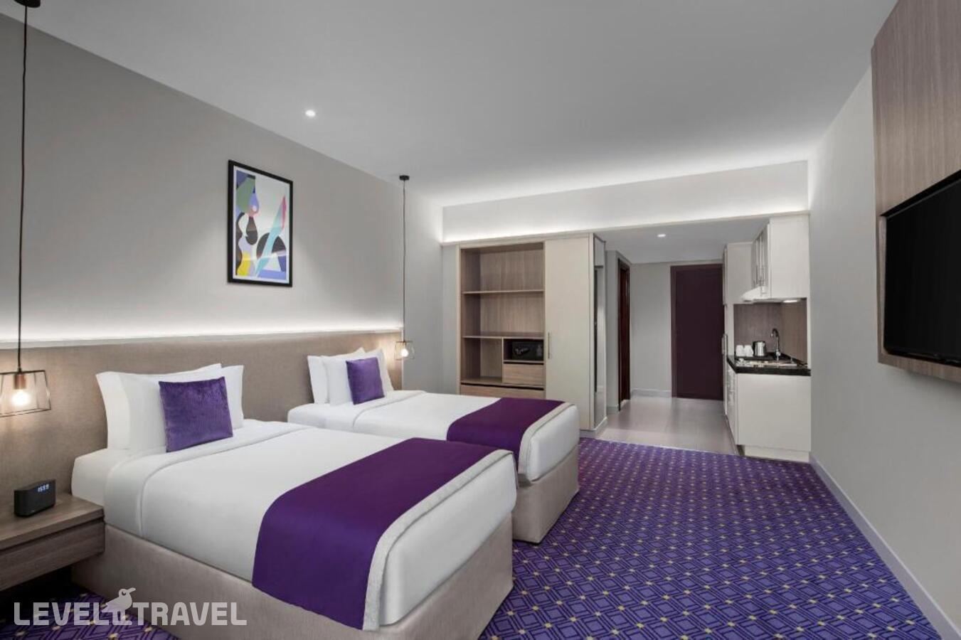 фотографии номера Делюкс (две односпальные кровати) отеля Leva Hotel Mazaya Center (Ex. Leva Hotel Apartments) в ОАЭ(Дубай Джумейра) - фото №1
