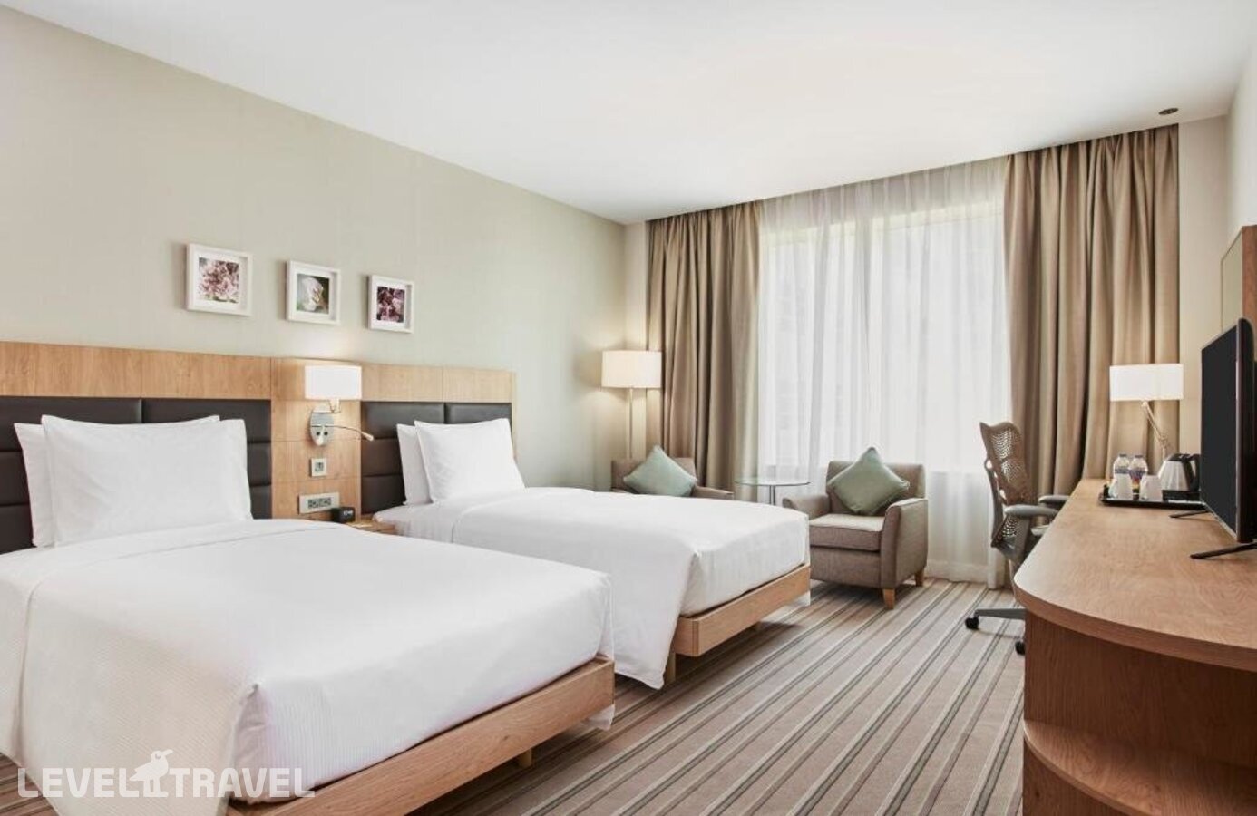 фотографии номера Стандартный (две односпальные кровати) отеля Hilton Garden Inn Dubai Mall Of Emirates в ОАЭ(Аль Барша) - фото №13