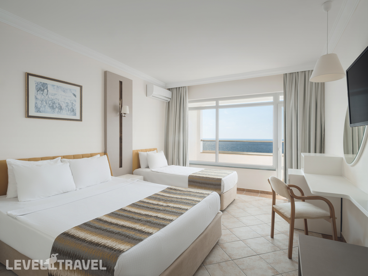фотографии номера Стандартный с боковым видом на море отеля Prestige Alanya (Ex. Euphoria Comfort Beach Alanya) в Турция(Махмутлар) - фото №1
