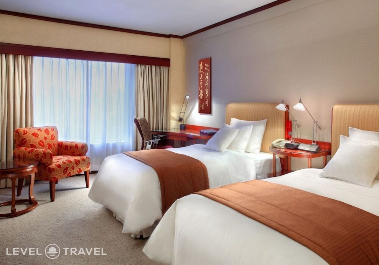фотографии номера Делюкс (две односпальные кровати) отеля Hongqiao Jin Jiang Hotel в Китай(Шанхай) - фото №5