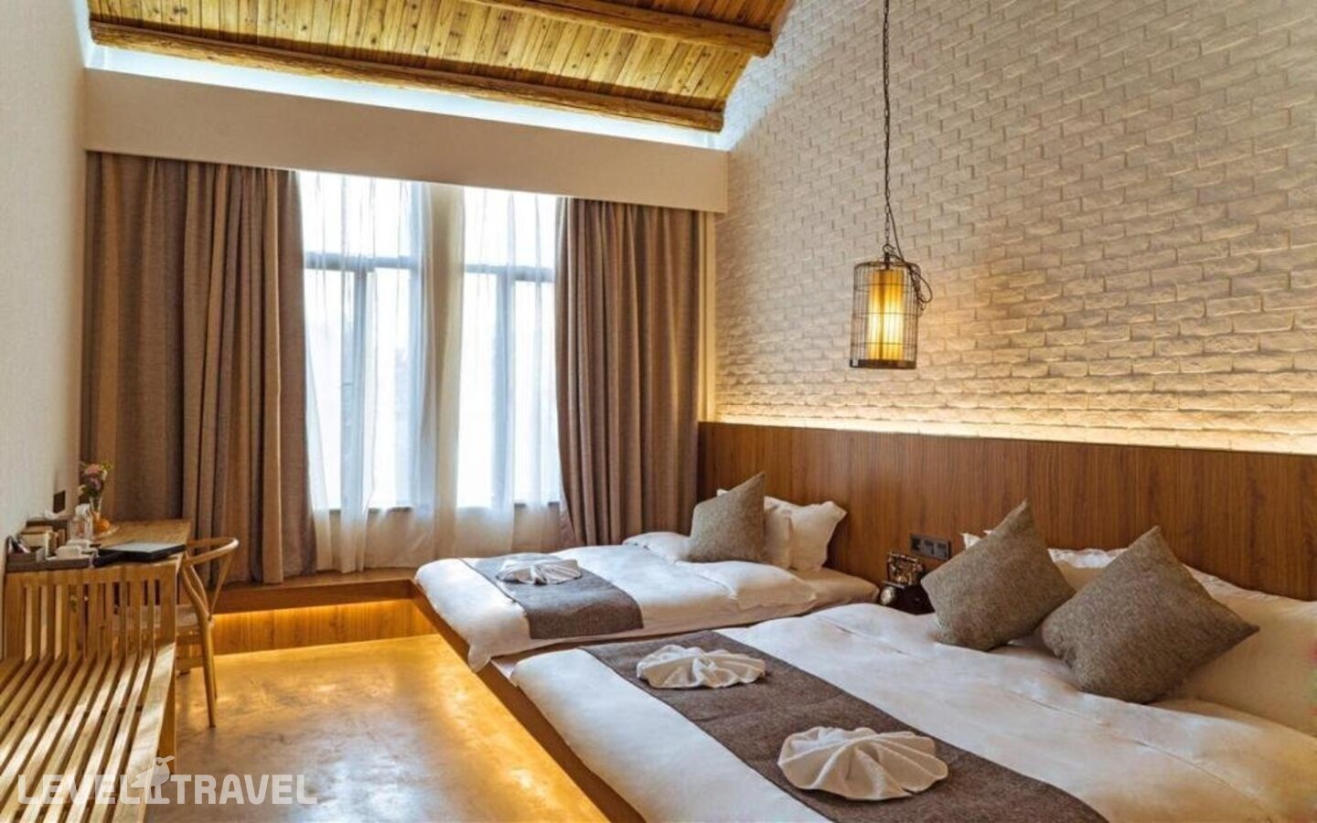 фотографии номера Делюкс (две односпальные кровати) отеля Lin Yin Art Hotel Shanghai в Китай(Шанхай) - фото №4