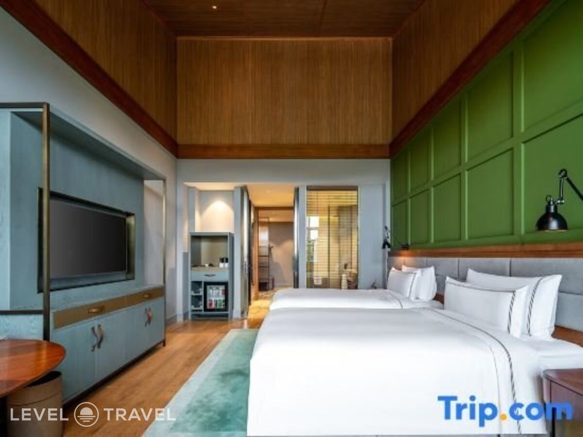 фотографии номера Делюкс (две односпальные кровати) отеля Meliá Shanghai Parkside в Китай(Шанхай) - фото №2