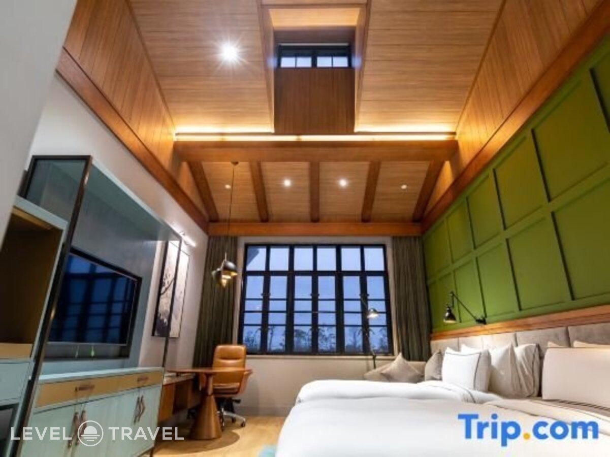фотографии номера Делюкс (две односпальные кровати) отеля Meliá Shanghai Parkside в Китай(Шанхай) - фото №4