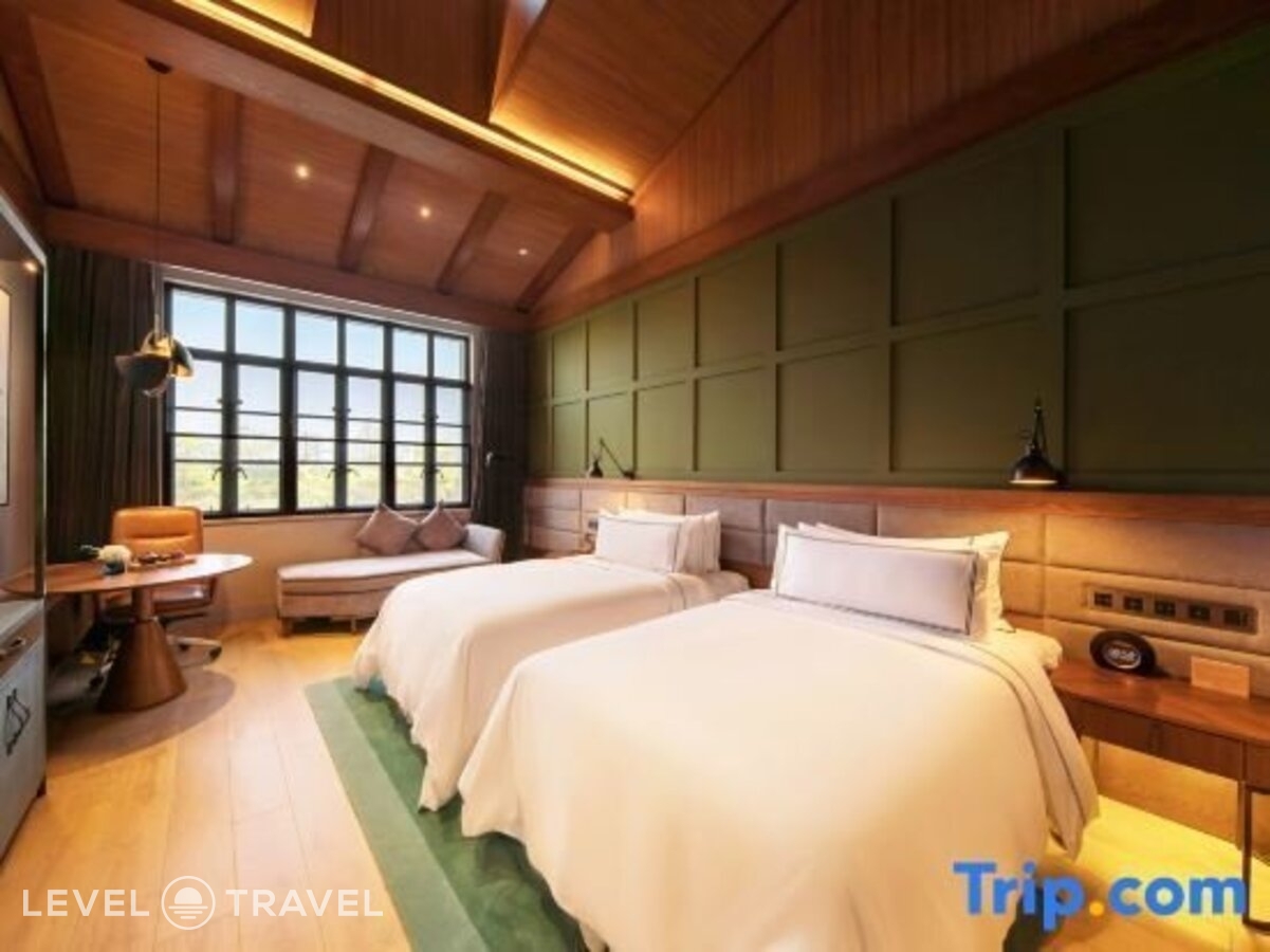 фотографии номера Делюкс (две односпальные кровати) отеля Meliá Shanghai Parkside в Китай(Шанхай) - фото №3