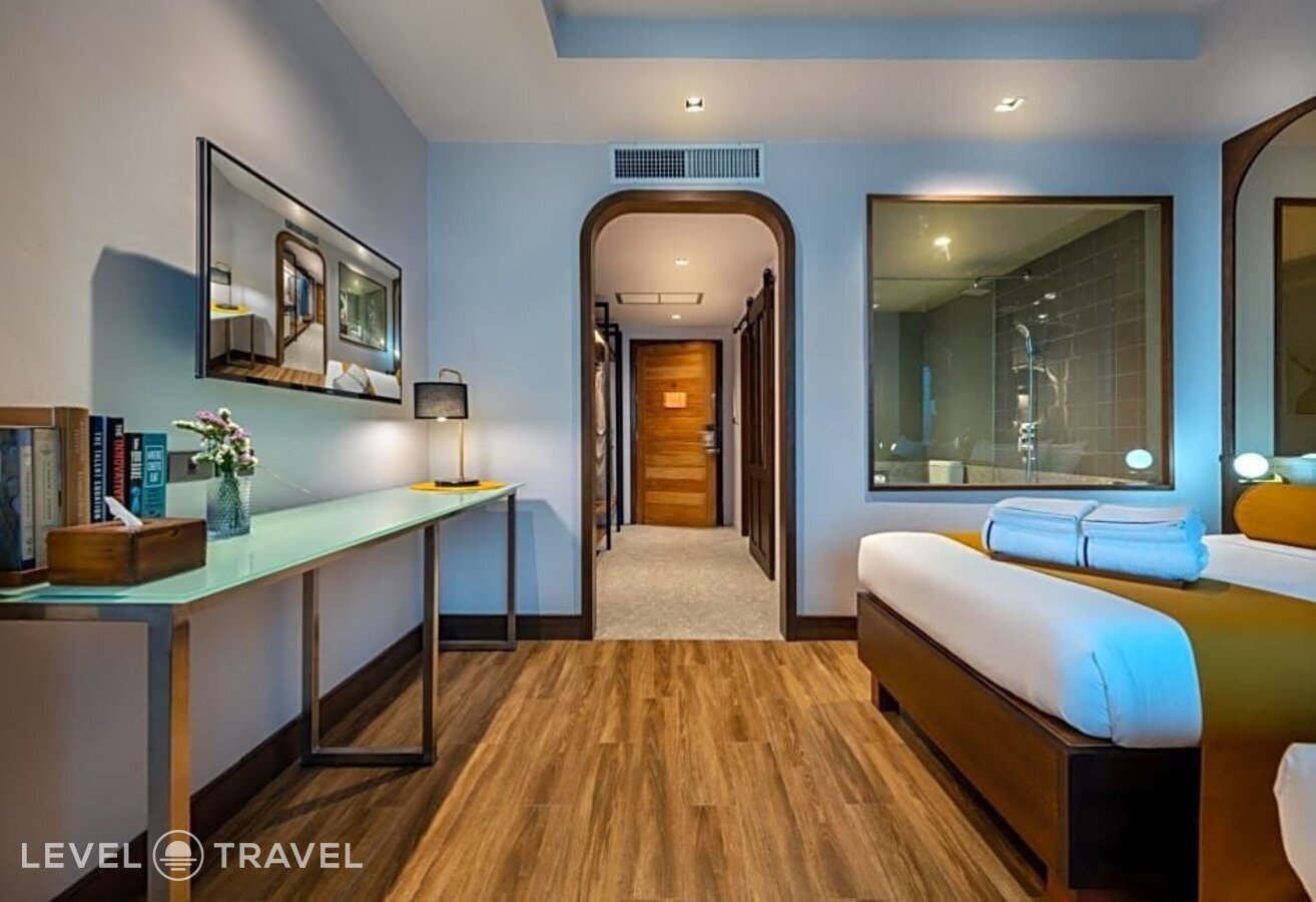 фотографии номера Делюкс с видом на город (две односпальные кровати) отеля Graph Hotel (Ex. Bangkok Chada Hotel) в Таиланд(Бангкок) - фото №6