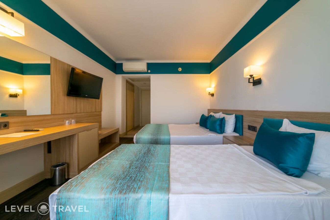 фотографии номера Стандартный (две односпальные кровати) отеля Amara Family Resort (Ex. Armas Regency, Ex. Maritim Saray Regency) в Турция(Титреенгель) - фото №2