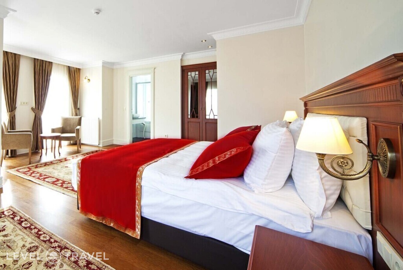 фотографии номера Делюкс с видом на море (две односпальные кровати) отеля Aren Suites Hotel в Турция(Фатих) - фото №6