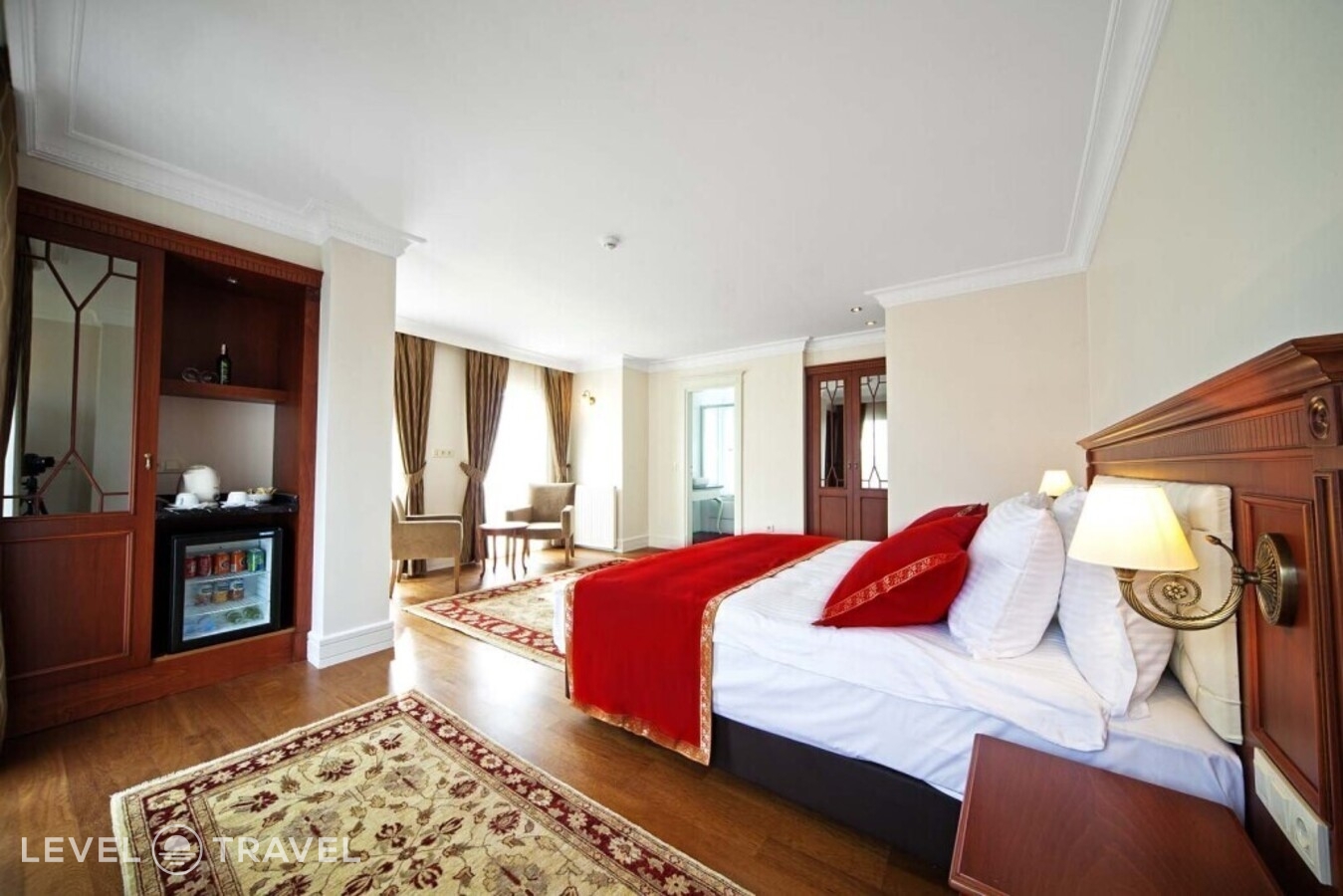 фотографии номера Делюкс с видом на море (две односпальные кровати) отеля Aren Suites Hotel в Турция(Фатих) - фото №2